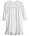 Laura Dare Little Girls Rosebud Jersey Infant Long Sleeve PJ Nightgown, 2t - 6X