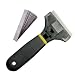 4-Wide Window and Decal Razor Scraper - 'Rhino' Grip + TEN Extra Blades