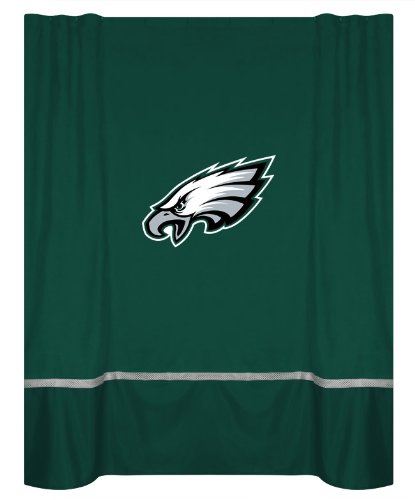 Best Quality Philadelphia Eagles MVP Shower Curtain Teal By Pem America