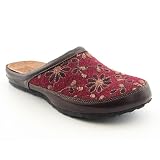 HUSH PUPPIES Logan Square Mules Shoes Burgundy Womens