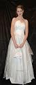 Taft Brautkleid mit Organza creme