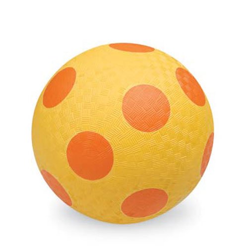 Yellow with Orange Dots Ball 7in DC