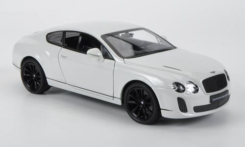 Bentley continental supersports, white , model car, ready-made, w…
