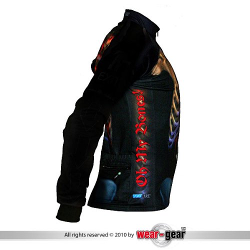 OH MY Bones long sleeved cycling jersey 04