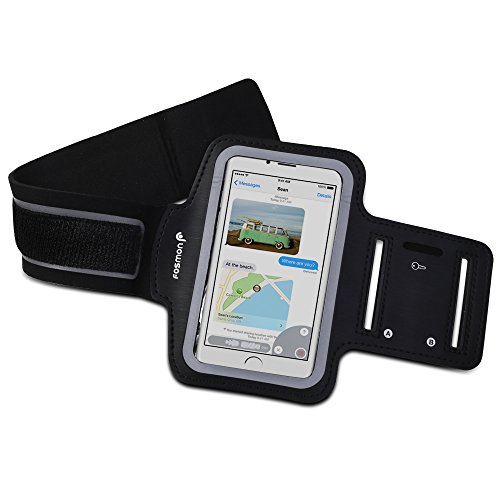 iPhone 6/6s Armband - Fosmon [FORCE] Easy Fit Water Resistant Neoprene Sport Running Armband Case with Key Storage for Apple iPhone 6/6s (4.7