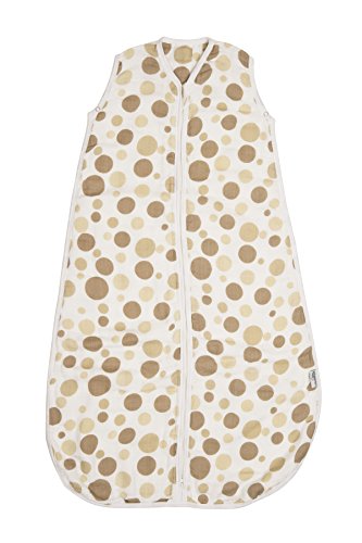 Baby Muslin Summer Sleep Sack Wearable Blanket approx. 0.5 Tog - Circles - 12-36 months/LARGE