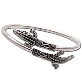 Bracelets-CuffSilverBraceletGiftsForHerCharmsJewelryfromIndia2.25inches(brclt269)