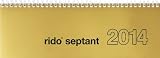 Rido Tischkalender rido-septant 30,7x10,5cm Kalendarium 2013