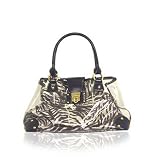 Suzy Smith Synthetic Clear Shoulder Bag with Zebra Print - Ink