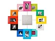 Family Time Photo Frame Wall Clock- Multi Coloured