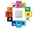 Family Time Photo Frame Wall Clock- Multi Coloured
