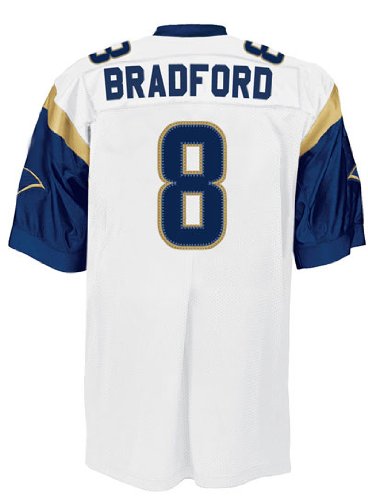 St. Louis Rams 8# Bradford White NFL Jerseys Authentic Football Jersey Size 48-56 (Please Select the Size When You Order, Can Do Drop Shipping)