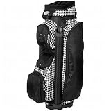New RJ Sports Ladies Boutique Houndstooth Print Golf Cart Bag for Womens Clubs