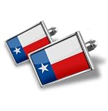 Cufflinks "Texas Flag region: United States of America (USA)" - Hand Made Cuff Links