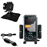 Toshiba G900 Auto Bean Bag Dash Holder with Car Charger - Uses Gomadic TipExchange