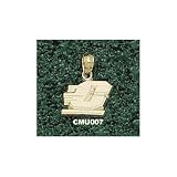 Central Michigan Univ Motion C 3/8 Charm/Pendant -14K/10K, Stainless Steel or Gold Plated