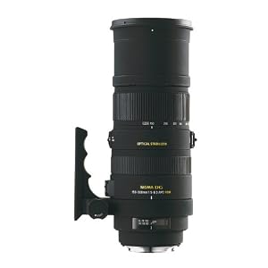 Sigma 150-500mm f/5-6.3 AF APO DG OS HSM Telephoto Zoom Lens for Sigma Digital SLR Cameras