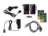iShoppingdeals - Charger Cable Screen Protector Bundle for Sony Bloggie DUO MHS-FS2 4GB 2 Hours Video Camera