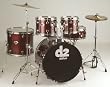 D2 Beginner 5 Piece Drum Set Midnight Black