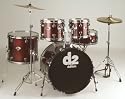 D2 Beginner 5 Piece Drum Set Midnight Black
