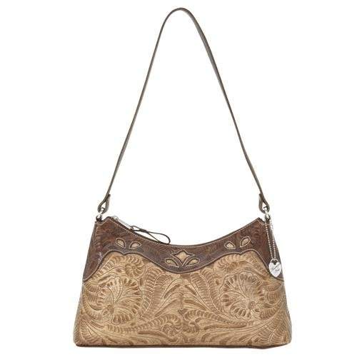 Leather Shoulder Handbag - American West