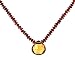 Gold-Filled Garnet Roundel w/ Faceted Citrine Necklace, 17"