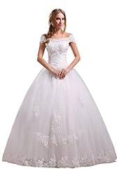 Portrait Neck Satin/Tulle Beaded Lace    Ball Gown  Dress With a Bow(s)