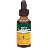 Herb Pharm Certified Organic Black Elderberry Extract for Immune System Support - 1 Ounce