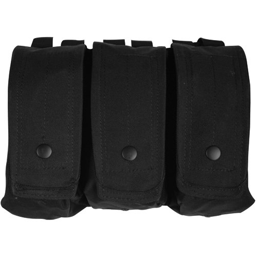 Black AR-15/AK-47 Triple Mag Belt Compatible