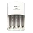 SANYO 4-Position Ni-MH Rechargeable Battery Charger