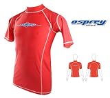 Outdoor Living : (Osprey) Mens Wetsuit Rash Vest (Extra Large) (Red)