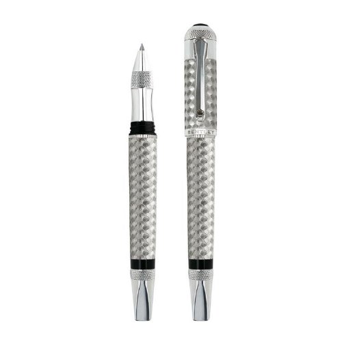 Tibaldi Crewe 60th Rollerball Pen White Gold