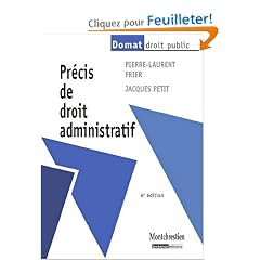 Pr�cis de droit administratif