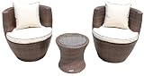 All-Weather Rattan Furniture, Orlando 2 Seat Vase Set inc FREE Luxury Outdoor Cover, machine washable covers!