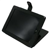 rooCASE Convertible Leather Folio Case for iPad 1st Generation (Black)