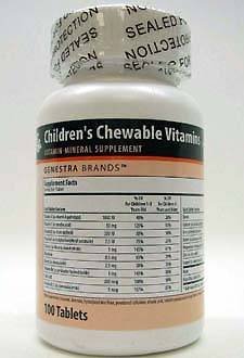 Genestra - Childrenâ?TMs Chewable Vitamins 100 