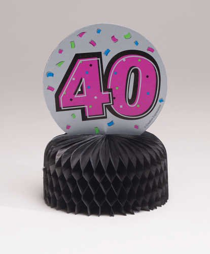 Imagen principal de Centro De Mesa 40 Cumpleaños (Pack de 3)