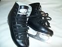Hespeler Black Ice figure Skates - Size 1.0 (youngster) - only used 1 time - LIKE NEW