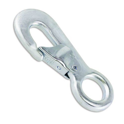 5000 LB Test Industrial Forged Steel Snap Hook - Non-Rust Zinc Galvanized