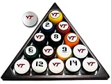 Pool Billiard Ball Set NCAA Team - Virginia Tech - NCAA Team