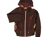 Apple Bottoms - Girl's Apple Bottom Hooded Full Zip Down Front Reversible Jacket