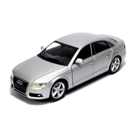 2008 Audi A4 Saloon 1/24 Silver