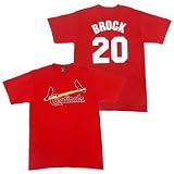 St. Louis Cardinals Lou Brock Throwback Jersey T-ShirtX-Large