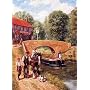 Falcon Deluxe Puzzle - Summer on the Canal (500 pieces)