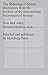 The Mattering of Matter: Documents from the Archive of the International Necronautical Society (Sternberg Press)