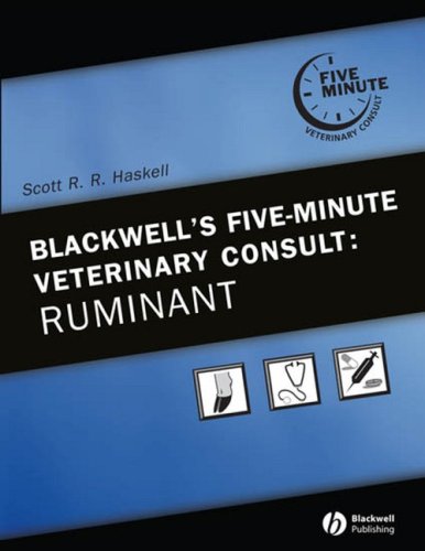 Blackwell's Five-Minute Veterinary Consult: Ruminant (5 Minute Veterinary Consult)
