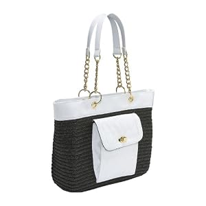 Magid Milan LG Patent trim Tote
