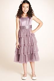 Autograph Frill & Spot Tiered Shift Dress