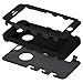 Fosmon HYBO-CAGE Detachable Hybrid Shock Absorbing Silicone + PC Hard Case for Apple iPhone 5C (Black)
