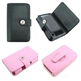 Creative Lab 30GB Zen Vision W WIDESCREEN Multimedia Premium Wallet Leather Case with Belt Clip (Compatible W Widescreen Version 30GB - Does NOT Support 60GB)